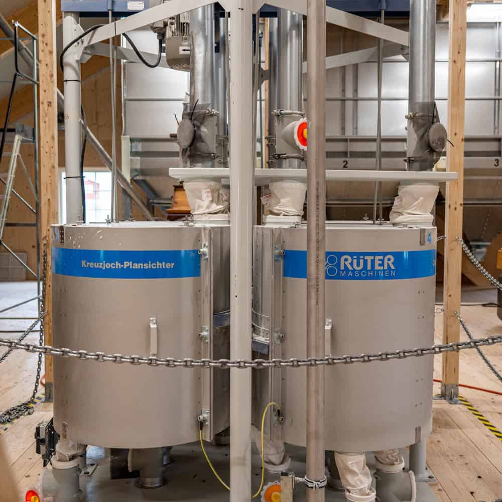 Warbro kvarn produktionen mjölsikt Kreuzjoch-Plansichter